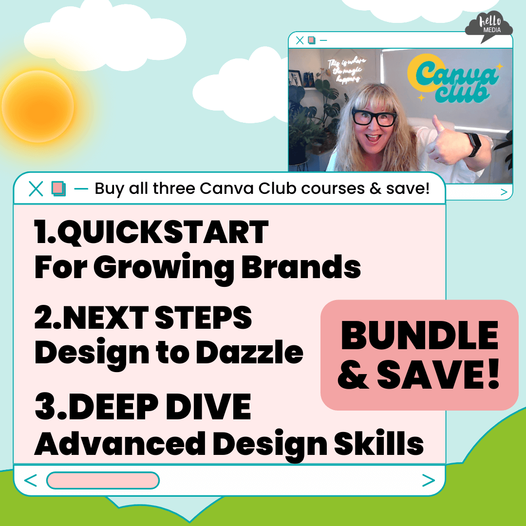 Canva club bundle and save - buy all three canva club courses